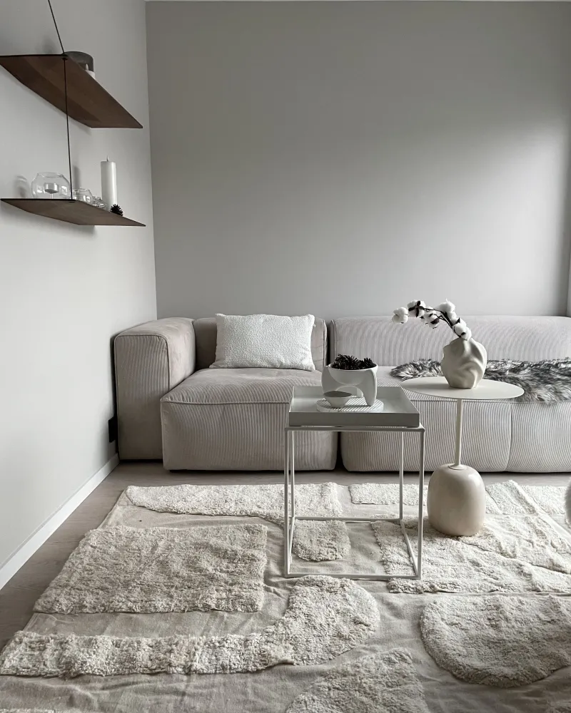 Tappeto beige cotone 160 x 230 cm DIYADIN