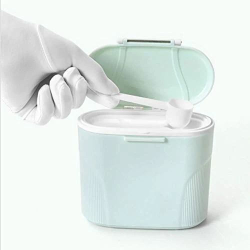 Contenitore per Latte Polvere Neonati Dispenser Alimenti Green