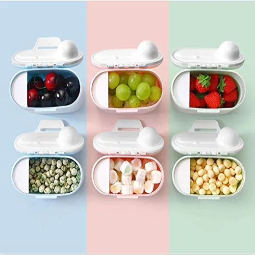 Contenitore per Latte Polvere Neonati Dispenser Alimenti Green