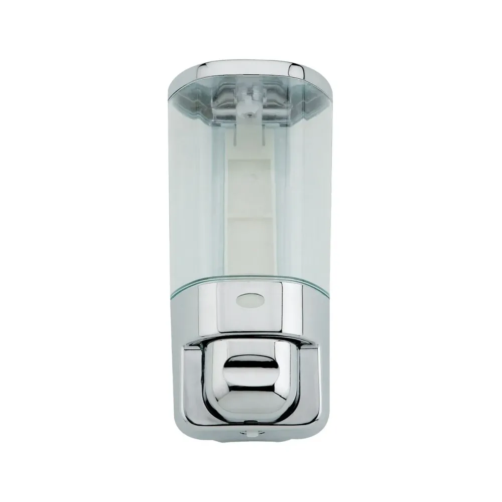 Dispenser per sapone liquido - 500 ml - Cromo - 4 pz