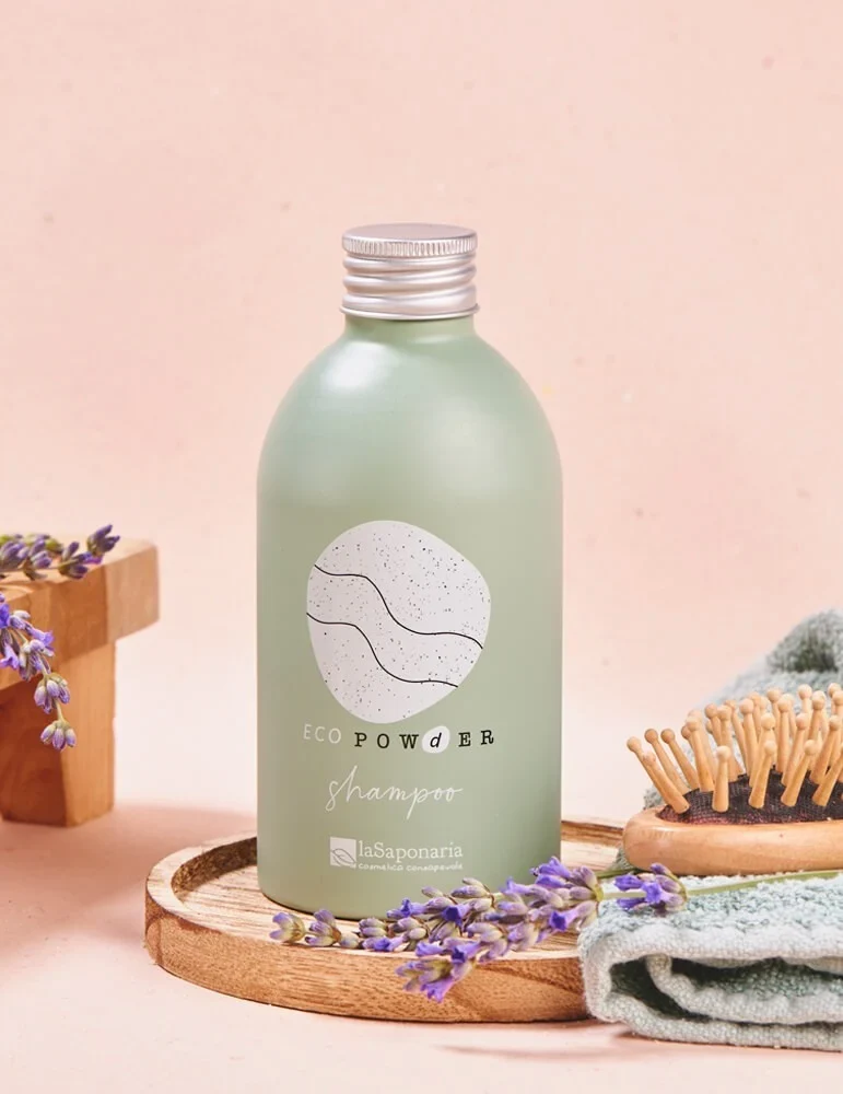 ECO POWDER Dispenser refill Eco-Shampoo alluminio LA SAPONARIA