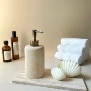 Travertine Soap Dispenser