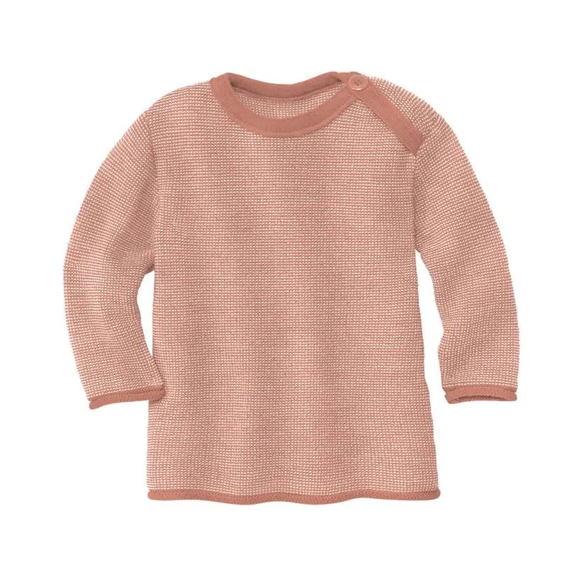 Design Esclusivo Disana Melange Sweater - Merinould - Rosa/Natur