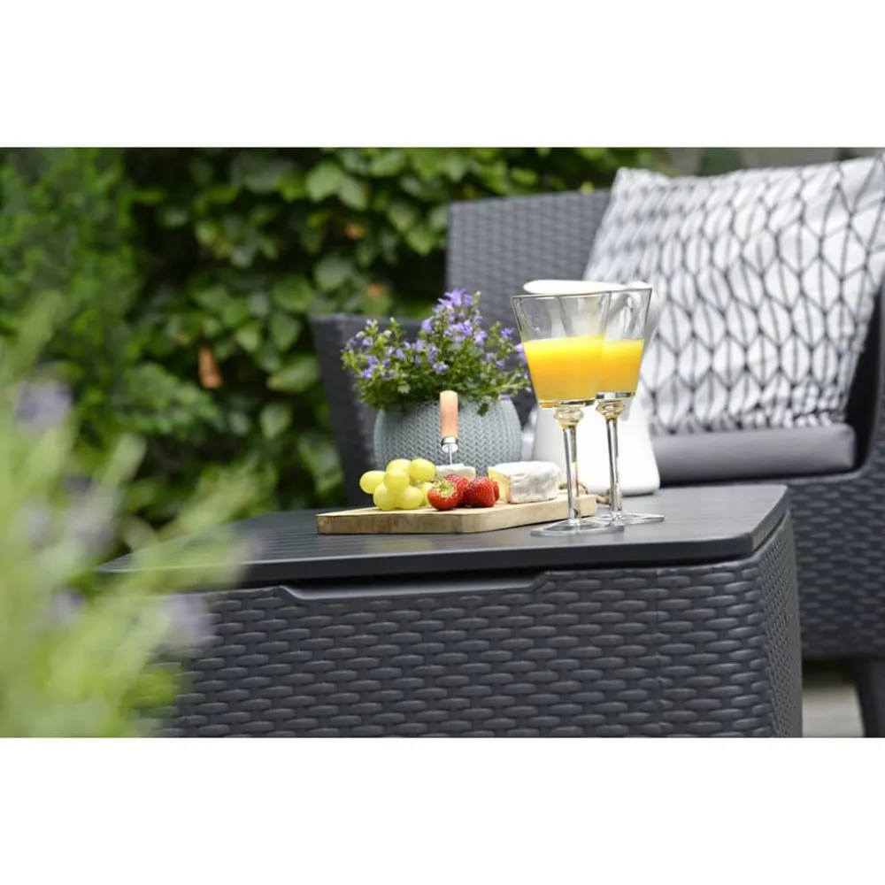 Keter Set Divani da Giardino 8 pz Salemo Grafite 236629 Colori Vivaci
