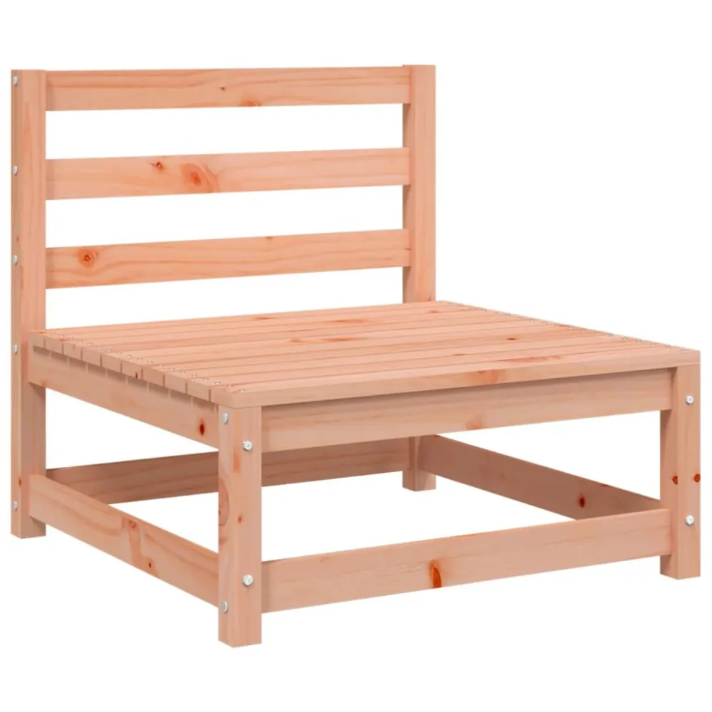 Panca Dondolo Set Divani da Giardino 4 pz Legno Massello Abete Douglas