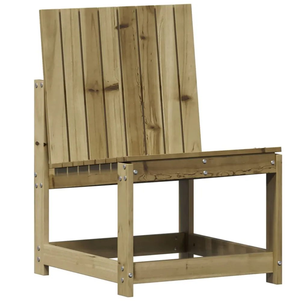 Sedia da Giardino Sedia da Giardino 50,5x55x77 cm Legno Impregnato di Pino