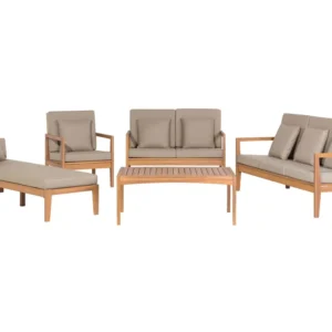 Sedia da Giardino Set di divani PATAJA Legno d'acacia Legno palese