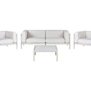 Set di divani FERRETTI Materiale sintetico Beige limpido