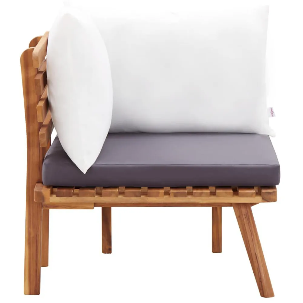 Set Divani da Giardino 6 pz Legno Massello di Acacia - Impermeabile e UV Resistente