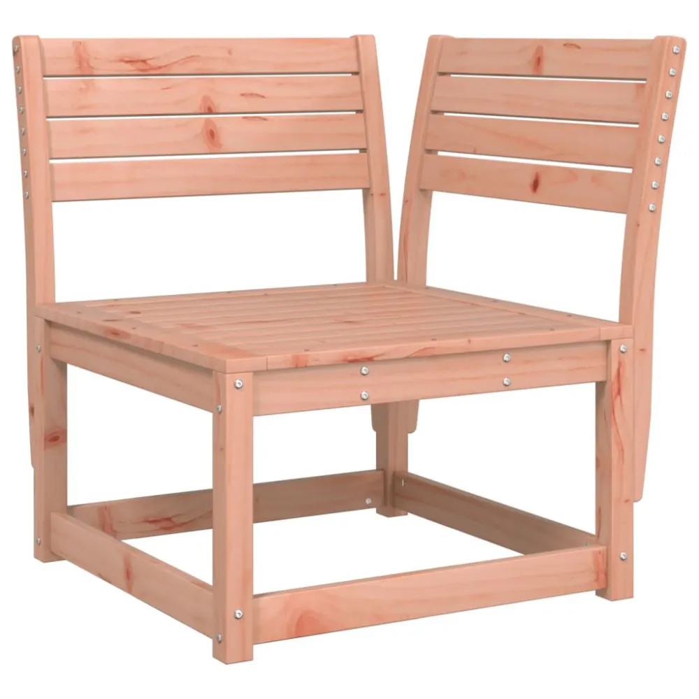 Set Divani da Giardino 5 pz Legno Massello di Douglas con Portabicchiere Integrato