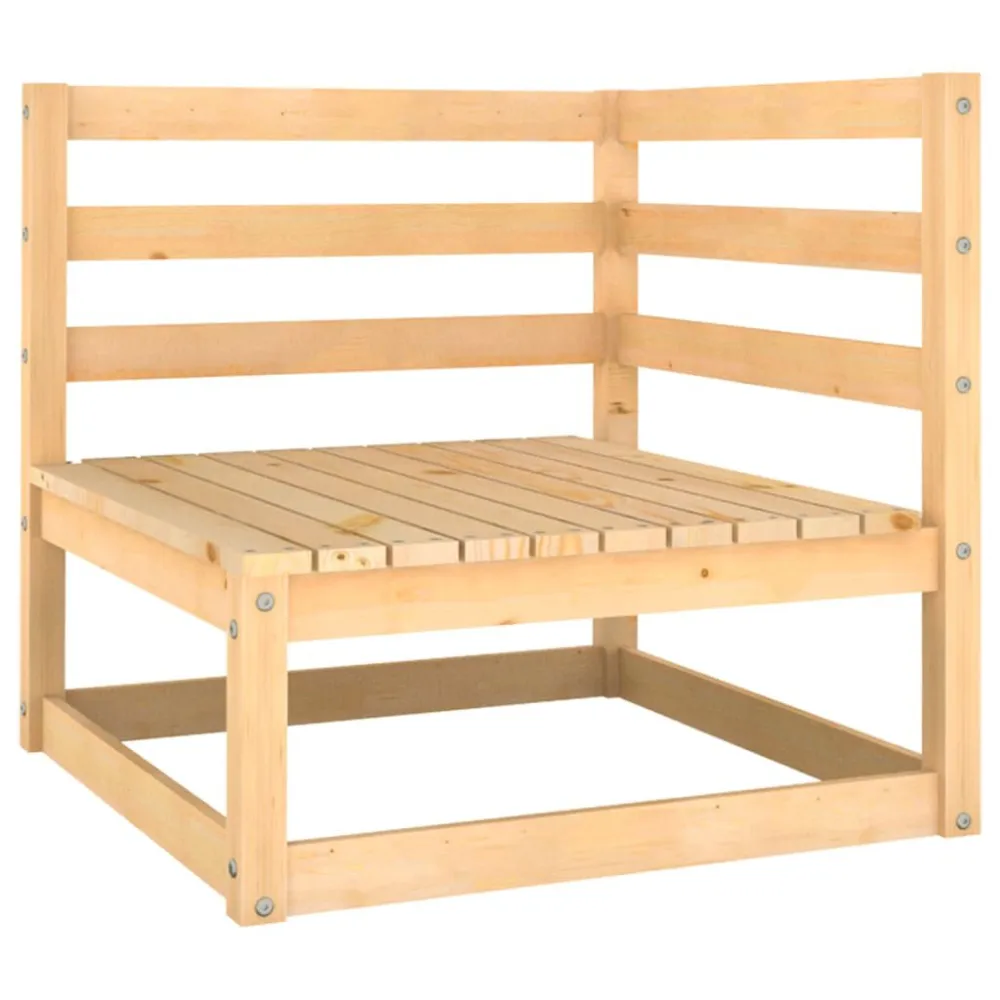 Set Divani da Giardino 3 pz Legno Massello di Pino Easy Storage