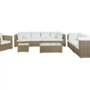 Set di divani MAESTRO Rattan sintetico Marrone limpido