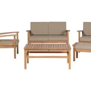 Set di divani MANILA Legno d'acacia certificato FSC® Legno palese