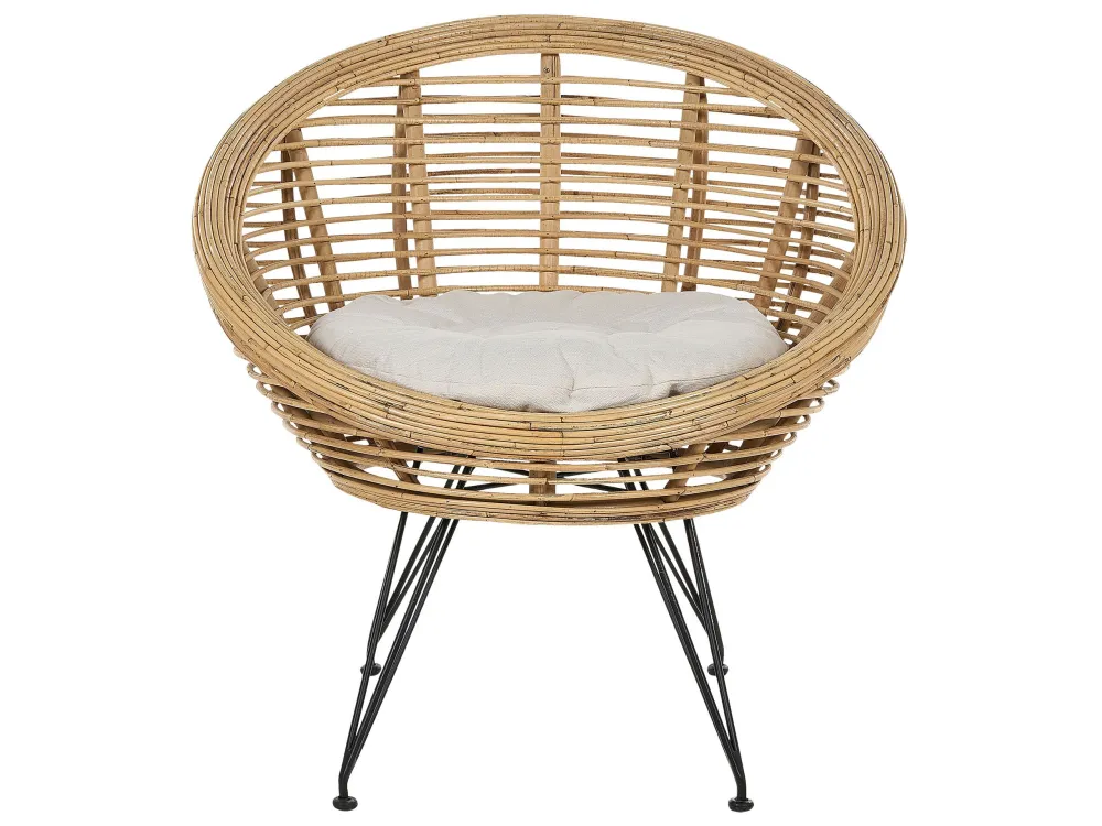 Set di divani MARATEA Rattan Naturale Colori Vivaci