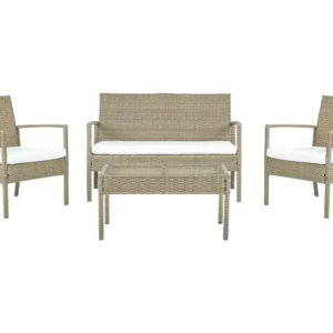 Set di divani MARSALA Rattan sintetico Legno limpido