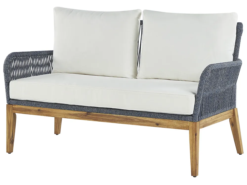 Set di divani MERANO Legno d'acacia Bianco unto