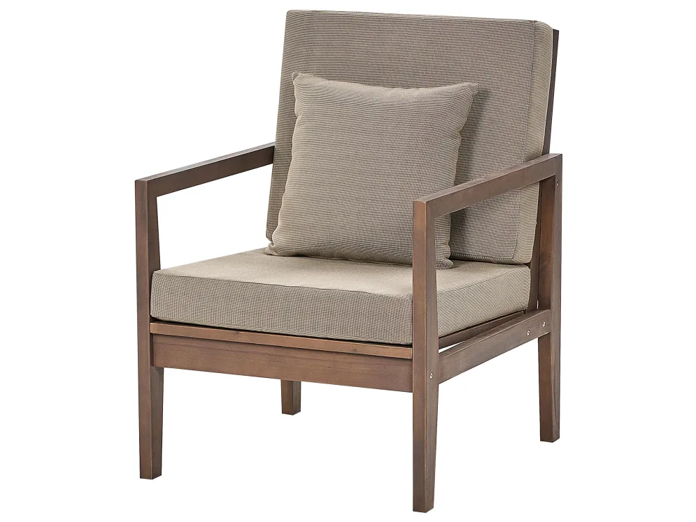 Set di divani PATAJA Legno d'acacia certificato FSC® Legno nero
