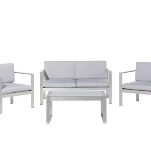 Set di divani SALERNO Alluminio Grigio limpido