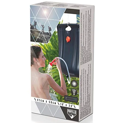 Bestway, Doccia Solare Sacca Unisex Adulto, Nero, 20 L