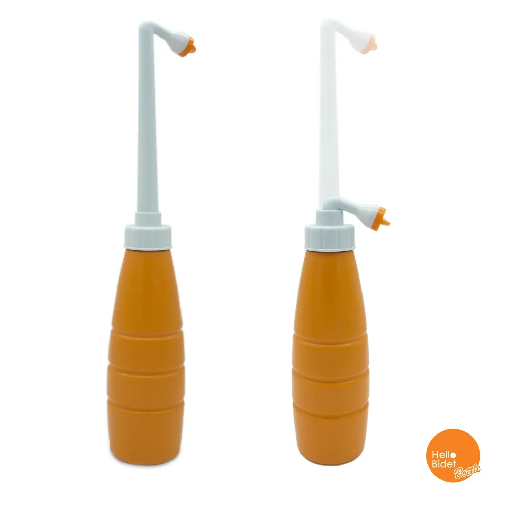 Hello Bidet Bottle | Spruzzino per igiene intima trasportabile con custodia - 400ml