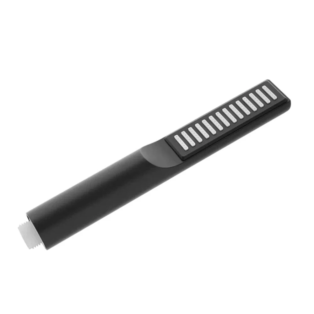 Doccino monogetto quadrato ABS Nero H. 23,5 cm Aqua Collection - DocciaGo