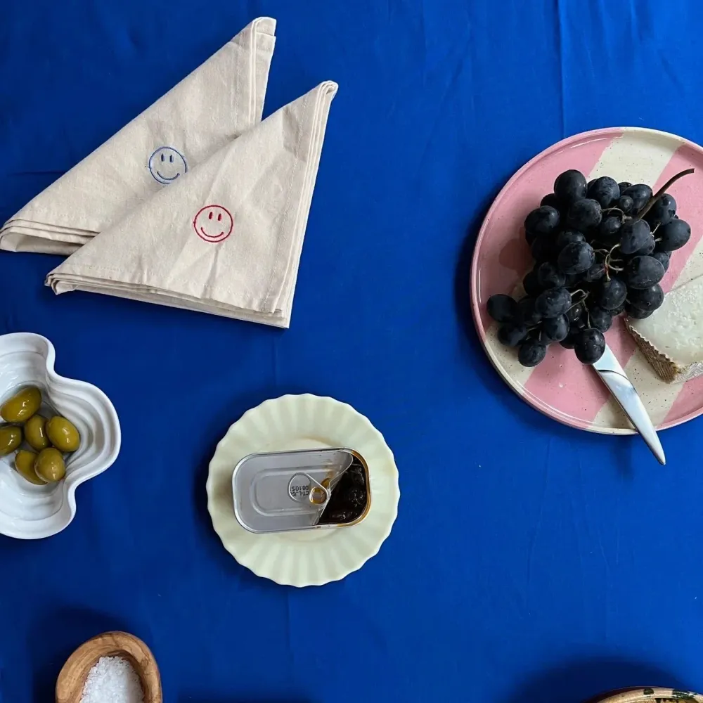 Midnatt Napkin Set Happy