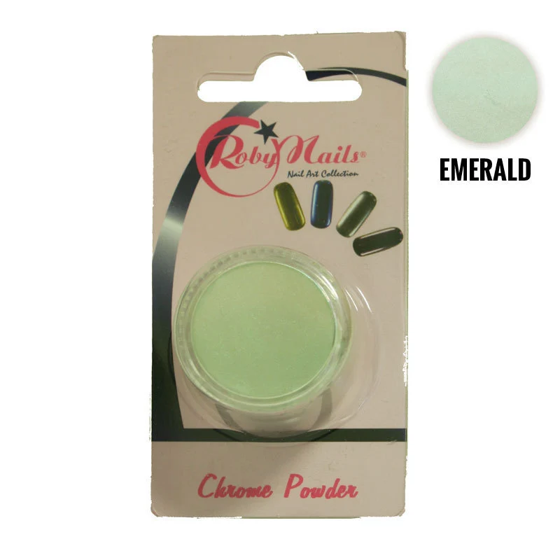 Polvere Chrome Powder Emerald 98105 Roby Nails