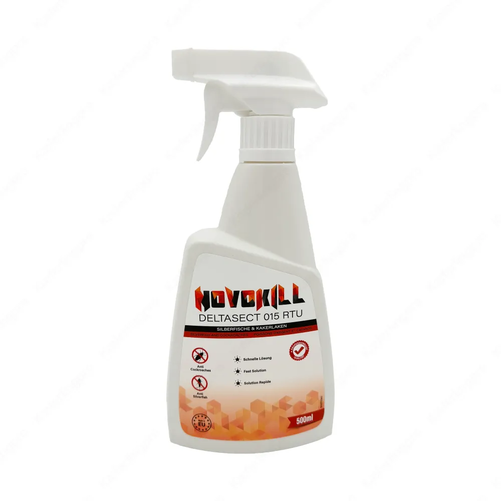 nk Deltasect 015 RTU - Spray per scarafaggi e pesciolini d'argento - 6x 500 ml flacone spray