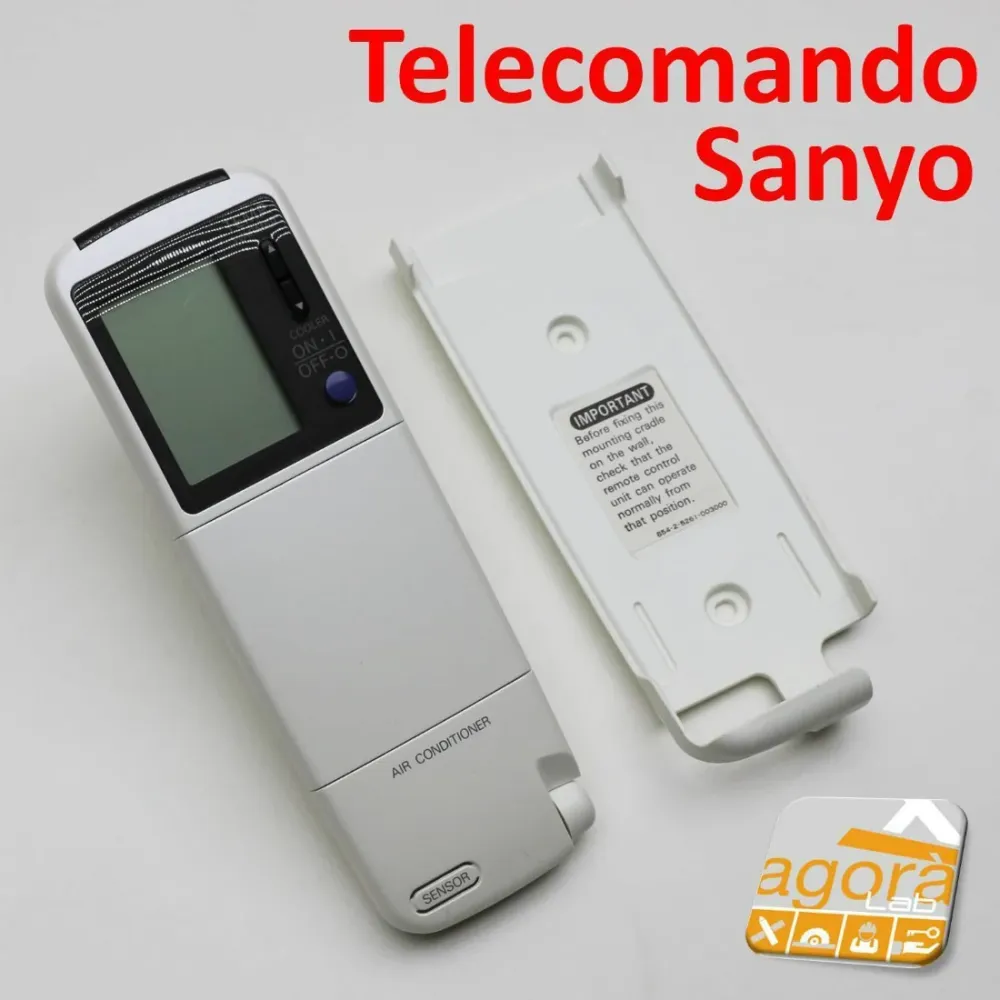 TELECOMANDO SANYO RCS-2GHS ARIA CONDIZIONATA CLIMA X CONDIZIONATORE REMOTE TIMER CDZ.