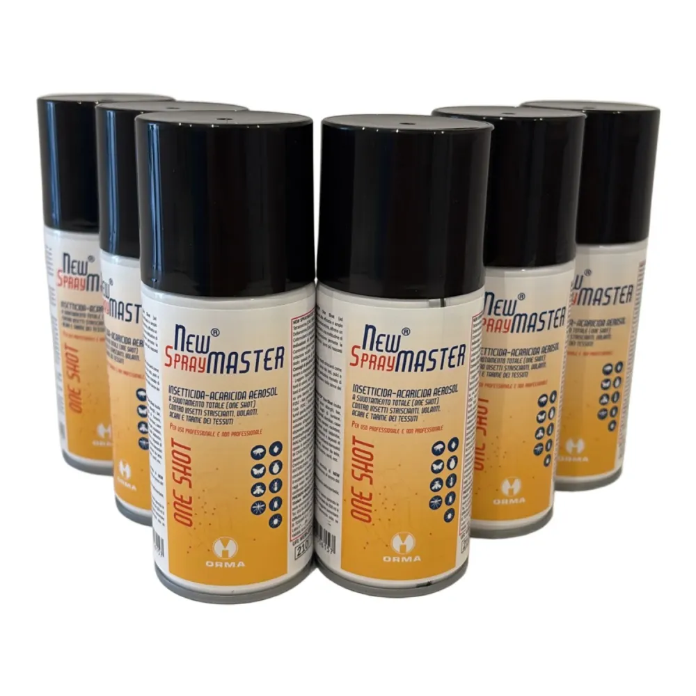 New Spraymaster insetticida aerosol 6 flaconi