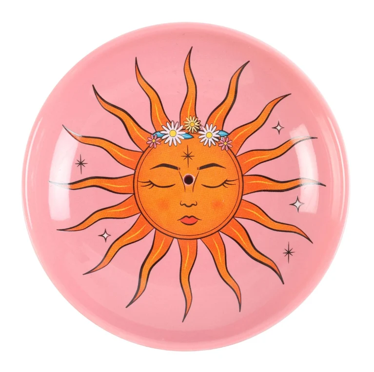 Piattino Porta Incenso Sole | Kit Completo di Installazione