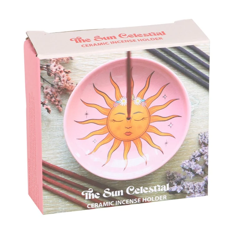 Piattino Porta Incenso Sole | Kit Completo di Installazione
