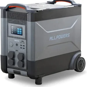 Resistente alle Intemperie ALLPOWERS Centrale elettrica portatile generatore solare Batteria LiFePO4 da 3600 Wh con uscita...