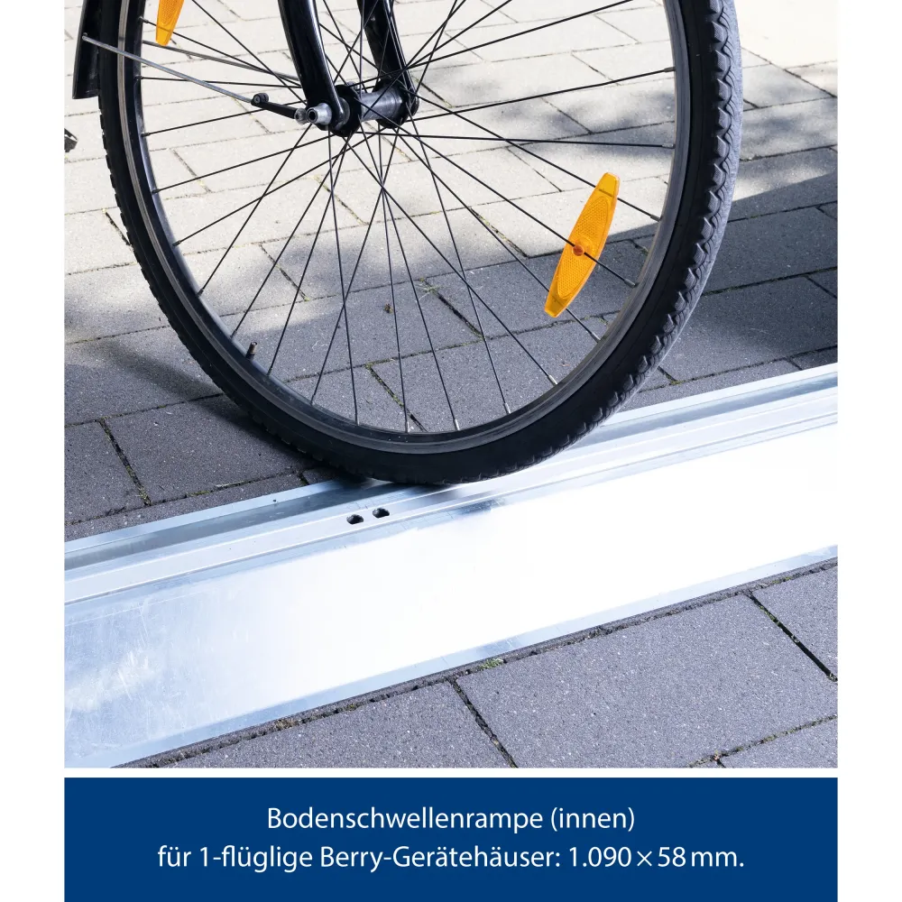 Bodenrampe innen für 1-flg Tür Rampa pavimento