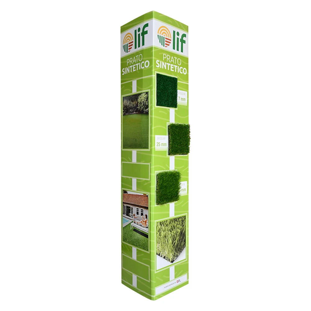 LIF - Totem Prato Sintetico 'Lif' Cm. 39 + 39 + 39 X H.185 COD. TOTPRAT