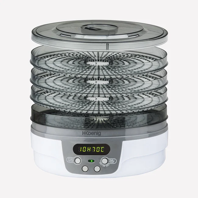 Ⓜ️🔵🔵🔵 H.Koenig DSY700 - Essiccatore per alimenti (come frutta, verdura, carni, spezie ed erbe aromatiche)