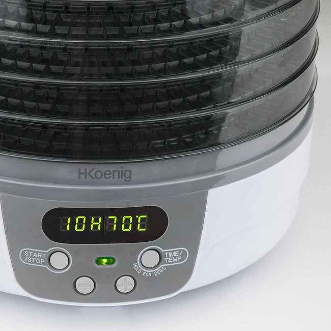 Ⓜ️🔵🔵🔵 H.Koenig DSY700 - Essiccatore per alimenti (come frutta, verdura, carni, spezie ed erbe aromatiche)