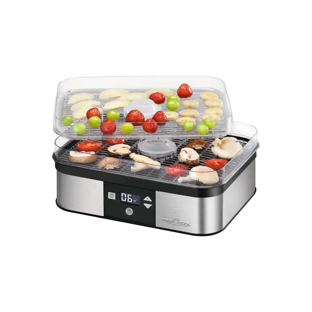 Essiccatore Acciaio Inox 4 Livelli con Timer 350w DR 1116
