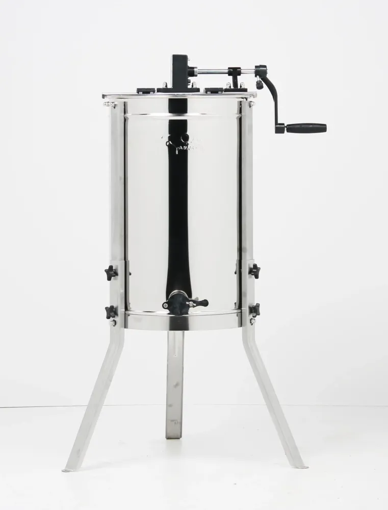 Estrattore Manuale di Miele 3 Telai Acciaio Inossidabile SS 304 di Qualità Alimentare Beekeeping Gear
