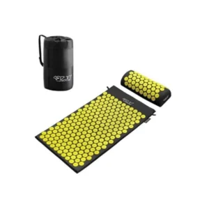 Tappeto di agopressione con cuscino 72x42 cm giallo - 4FIZJO