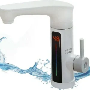 Rubinetto Miscelatore Elettrico Caldaia Acqua Calda Con Display Fo-j10