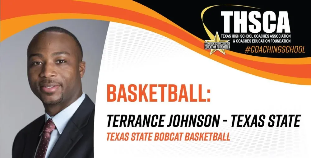 Texas State Bobcat Basketball - Terrance Johnson, Texas State Univ. per Prato e Tappeto Erboso