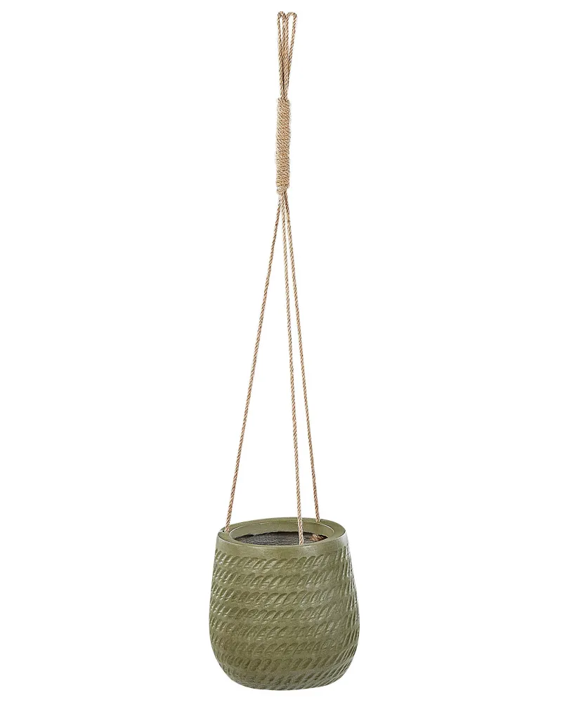 Lampada UV Hanging Plant Pot ⌀ 20 cm Green LIVADIA