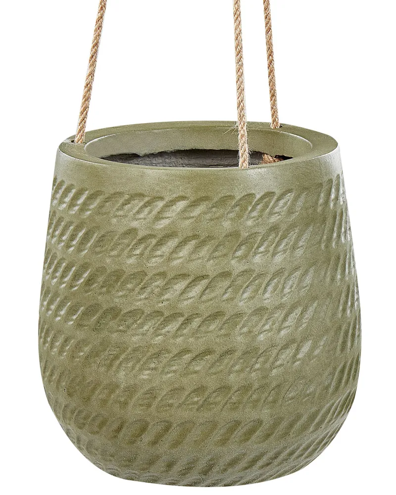 Lampada UV Hanging Plant Pot ⌀ 20 cm Green LIVADIA