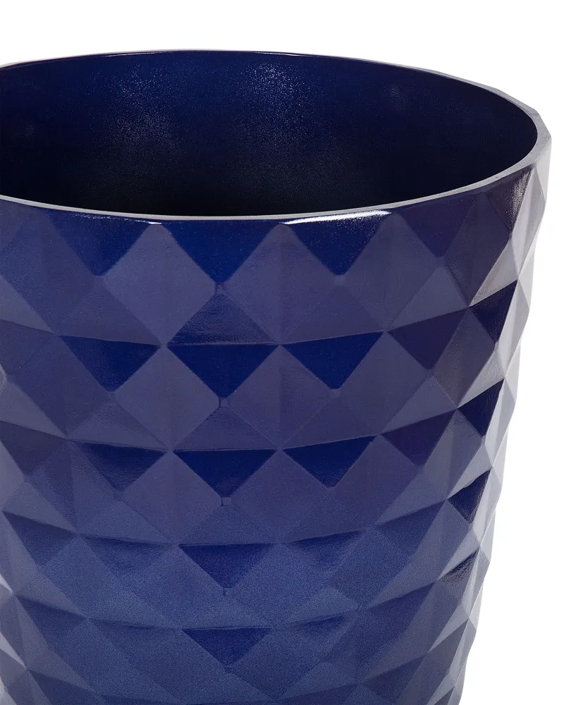 Set 2 Plant Pots ⌀ 35 cm Navy Blue FERIZA