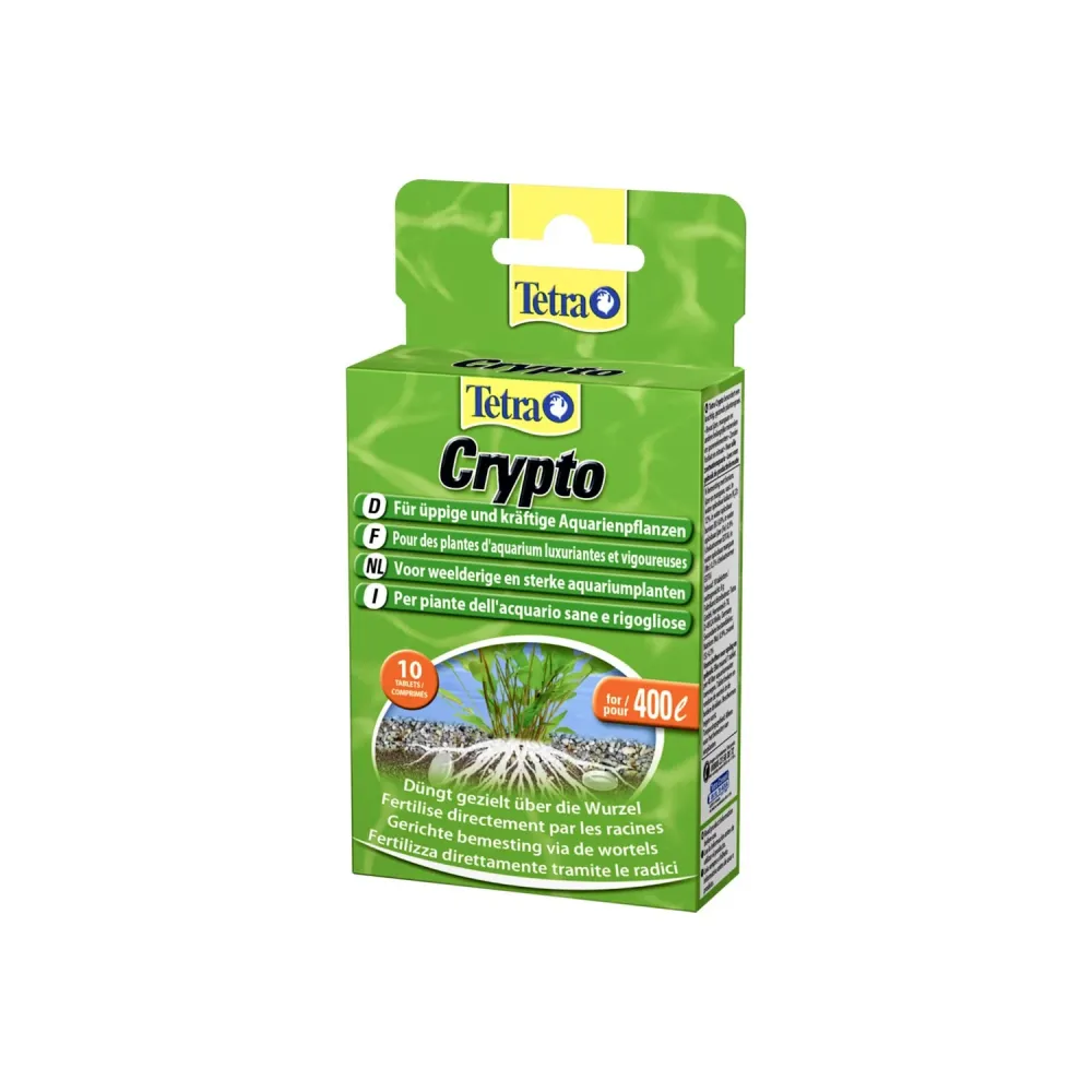 Tetra Crypto fertilizzante perfetto per le radici delle piante acquatiche 10 tavolette
