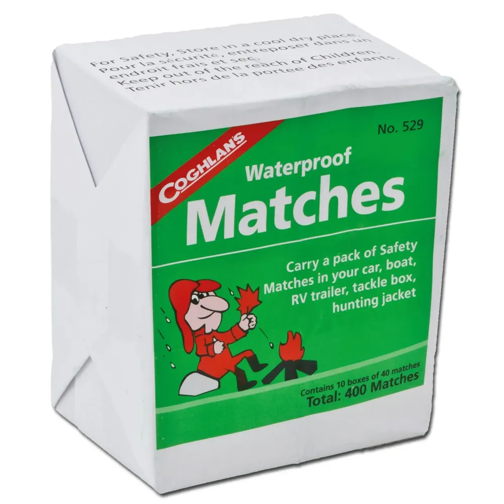 Matches waterproof pack 10