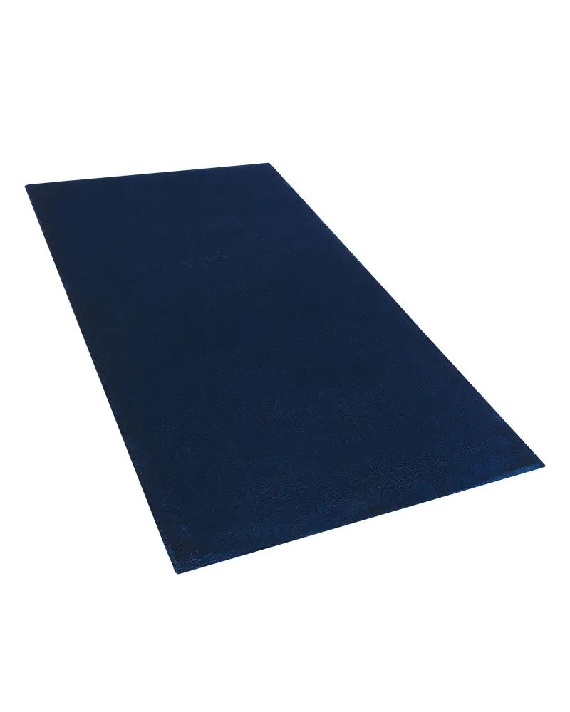 Tappeto viscosa blu cupo 80 x 150 cm GESI II