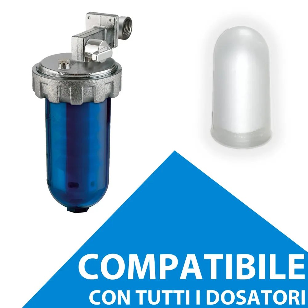 SOLEILUX Cartucce Sale Polifosfati per Caldaia da 10 Pastiglie + Chiave Smontaggio