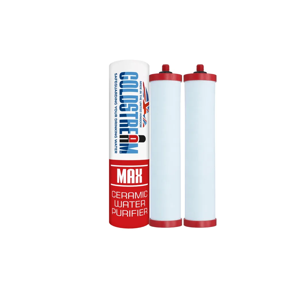 Coldstream - 2 cartucce purificatore d'acqua Max CF1075W – 12 mesi di filtrazione